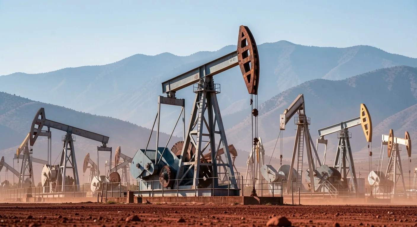 Plataforma de perforación industrial en Argentina